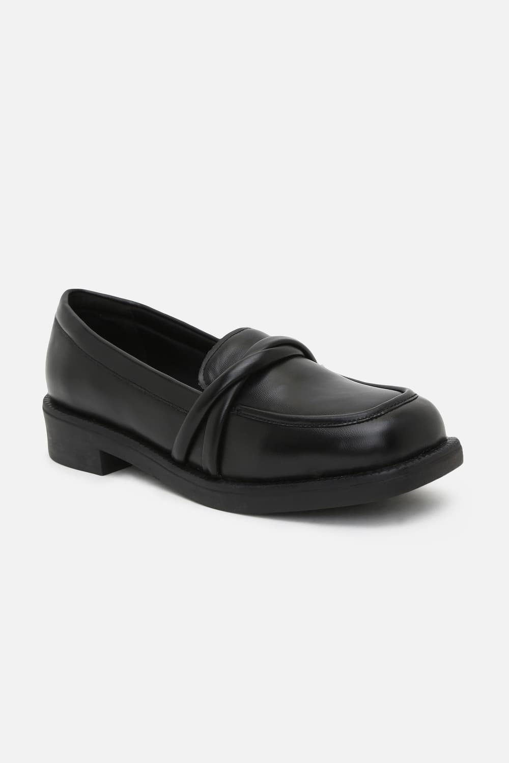 Women Black Casual Slip Ons