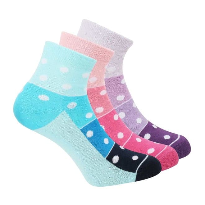 Women Assorted Half Length Socks Pack of 3
