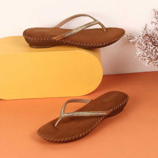 Women Yellow Casual Slippers