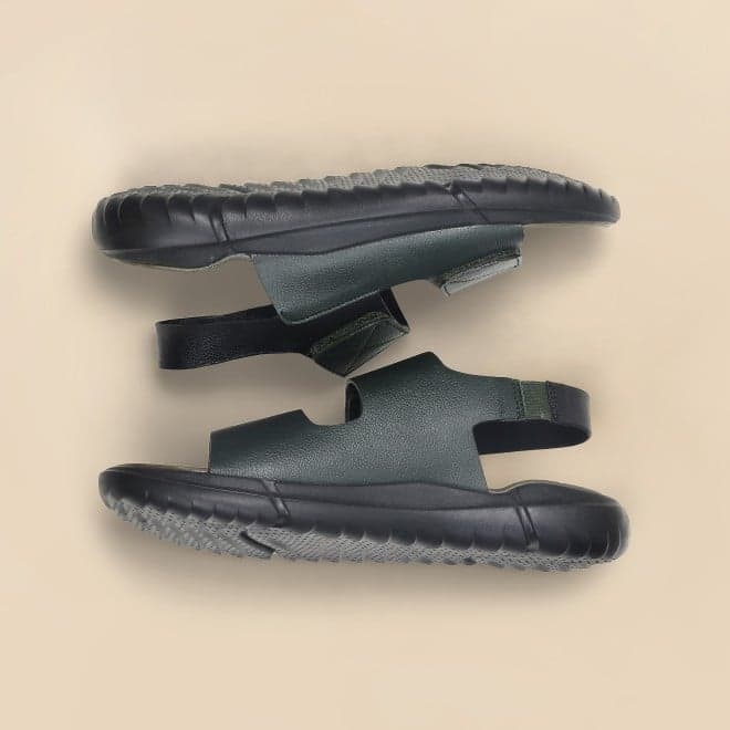 Boys Olive Casual Sandals