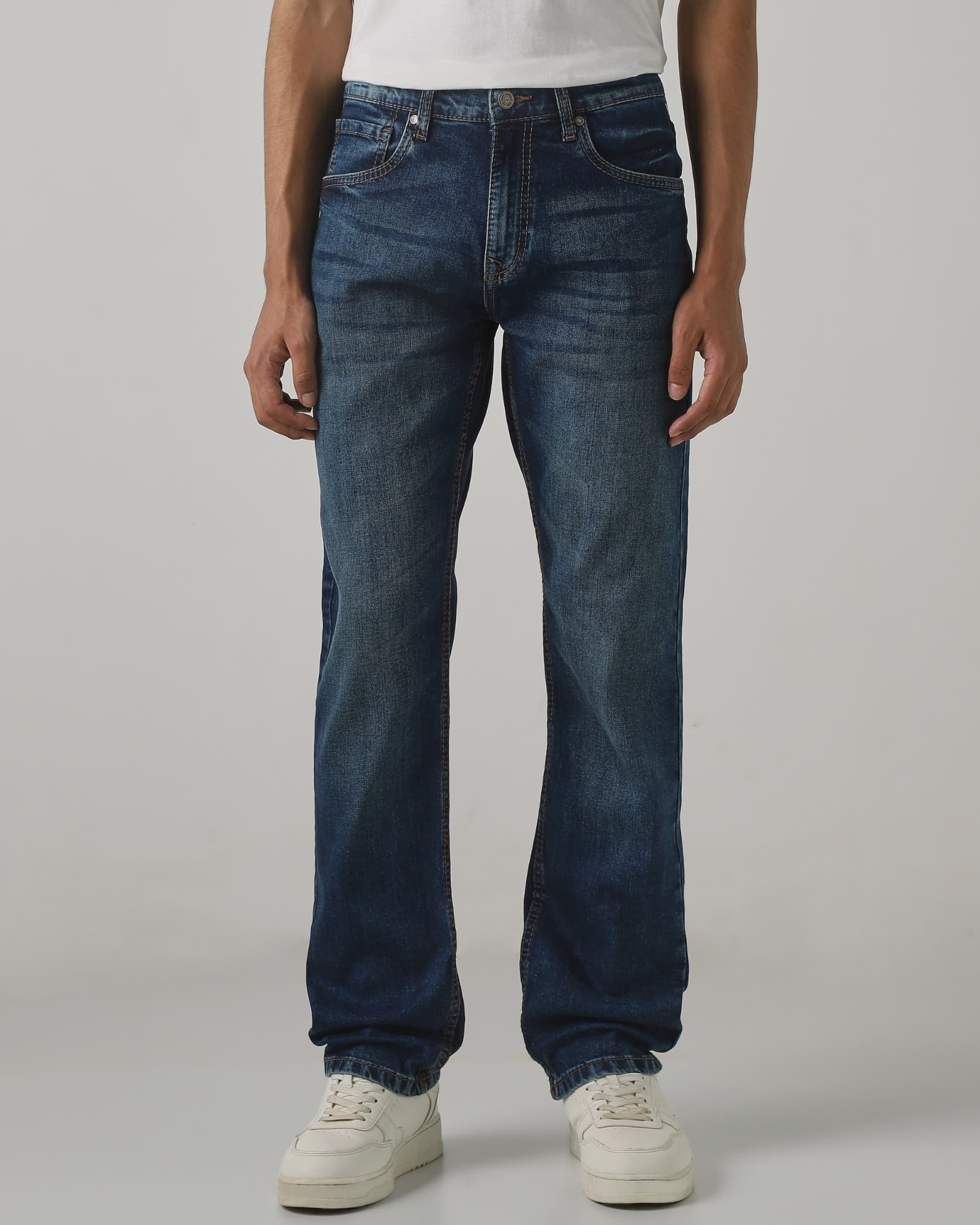 Tinted Relaxed Straight Fit Original Stretch Jeans