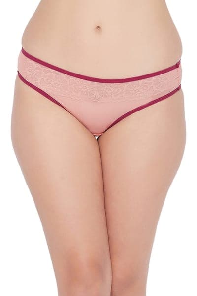 Low Waist Bikini Panty in Peach Colour Low Waist Bikini Panty in Peach Colour