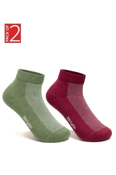 Pack of 2 John Players Ankle Length Socks Pack of 2 John Players Ankle Length Socks