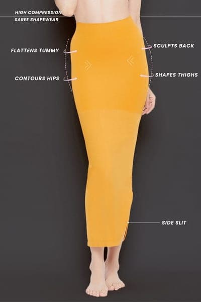 Saree Shapewear in Mustard Yellow Saree Shapewear in Mustard Yellow