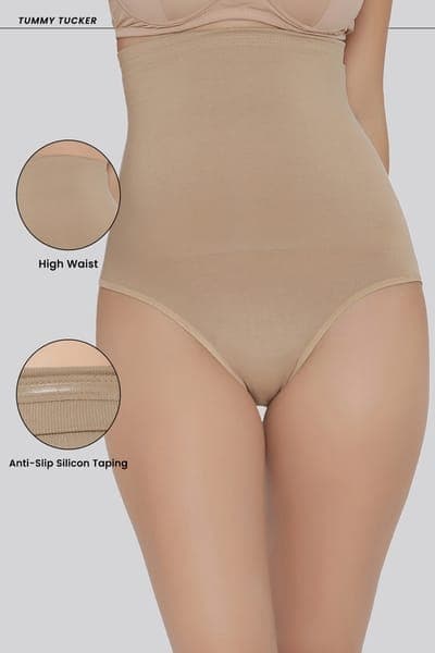 Buy High Waist Tummy Tucker in Nude Colour Online - Clovia Buy High Waist Tummy Tucker in Nude Colour Online - Clovia