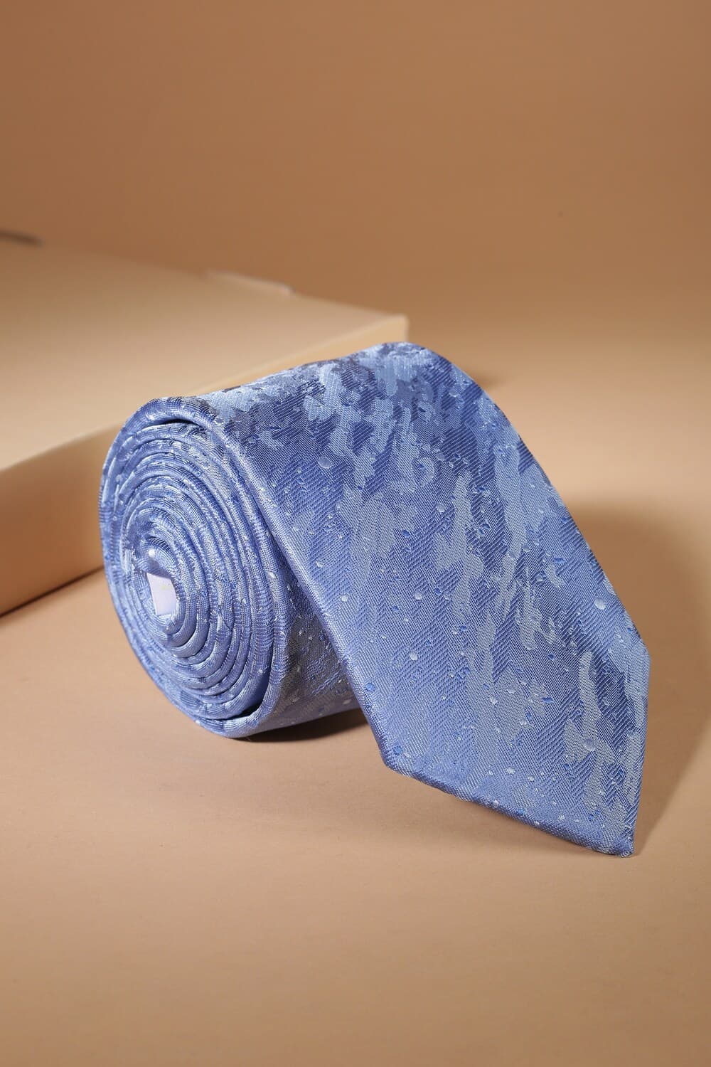 Men Blue Printed Party Tie Men Blue Printed Party Tie