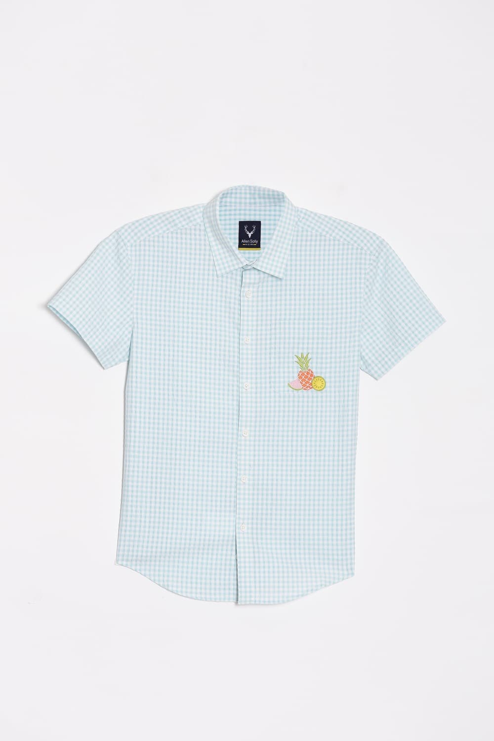 Boys Light Blue Regular Fit Check Casual Shirt Boys Light Blue Regular Fit Check Casual Shirt