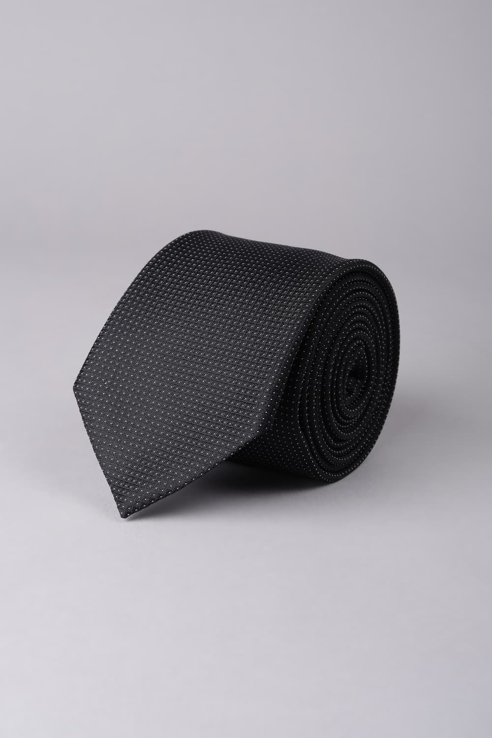 Men Black Embroidered Formal Tie Men Black Embroidered Formal Tie