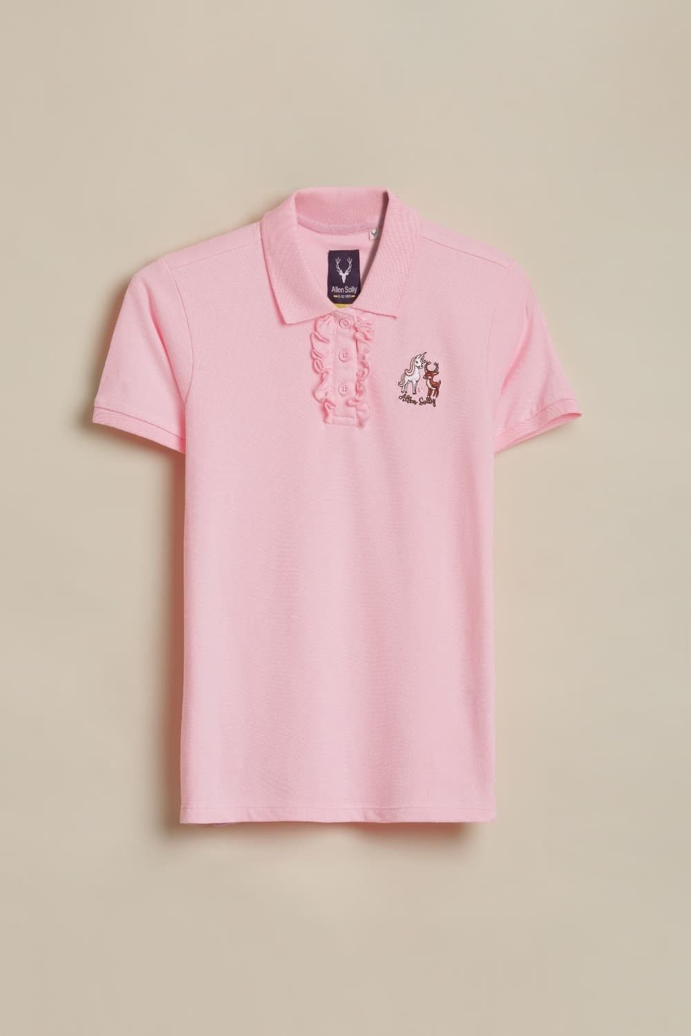 Girls Pink Embroidered Casual T-shirt Girls Pink Embroidered Casual T-shirt