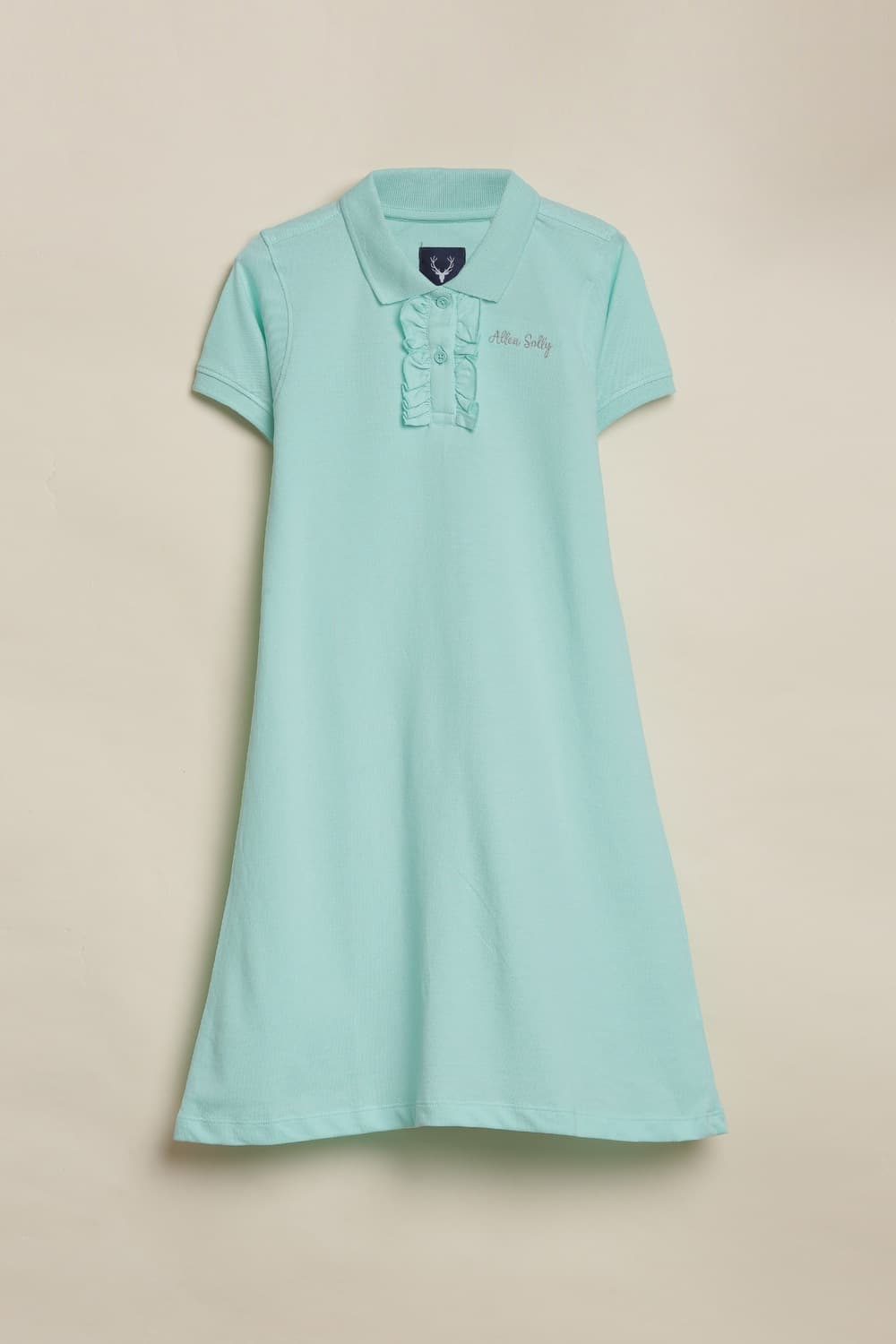 Girls Light Blue Solid Knee Length Casual Dress Girls Light Blue Solid Knee Length Casual Dress