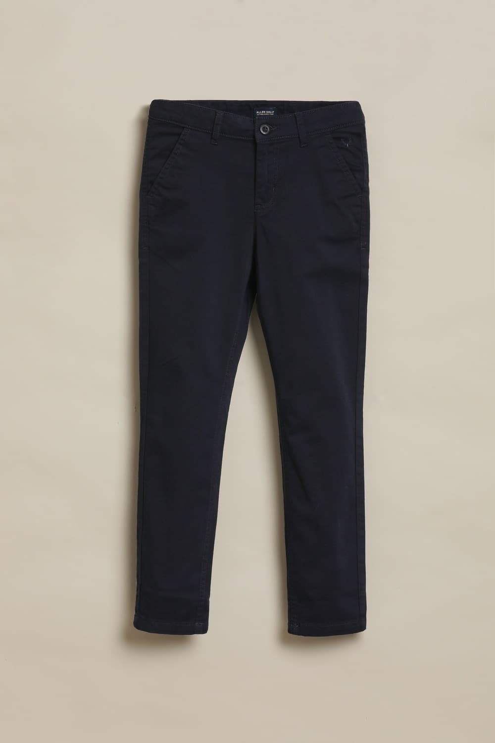 Boys Navy Solid Trousers Boys Navy Solid Trousers
