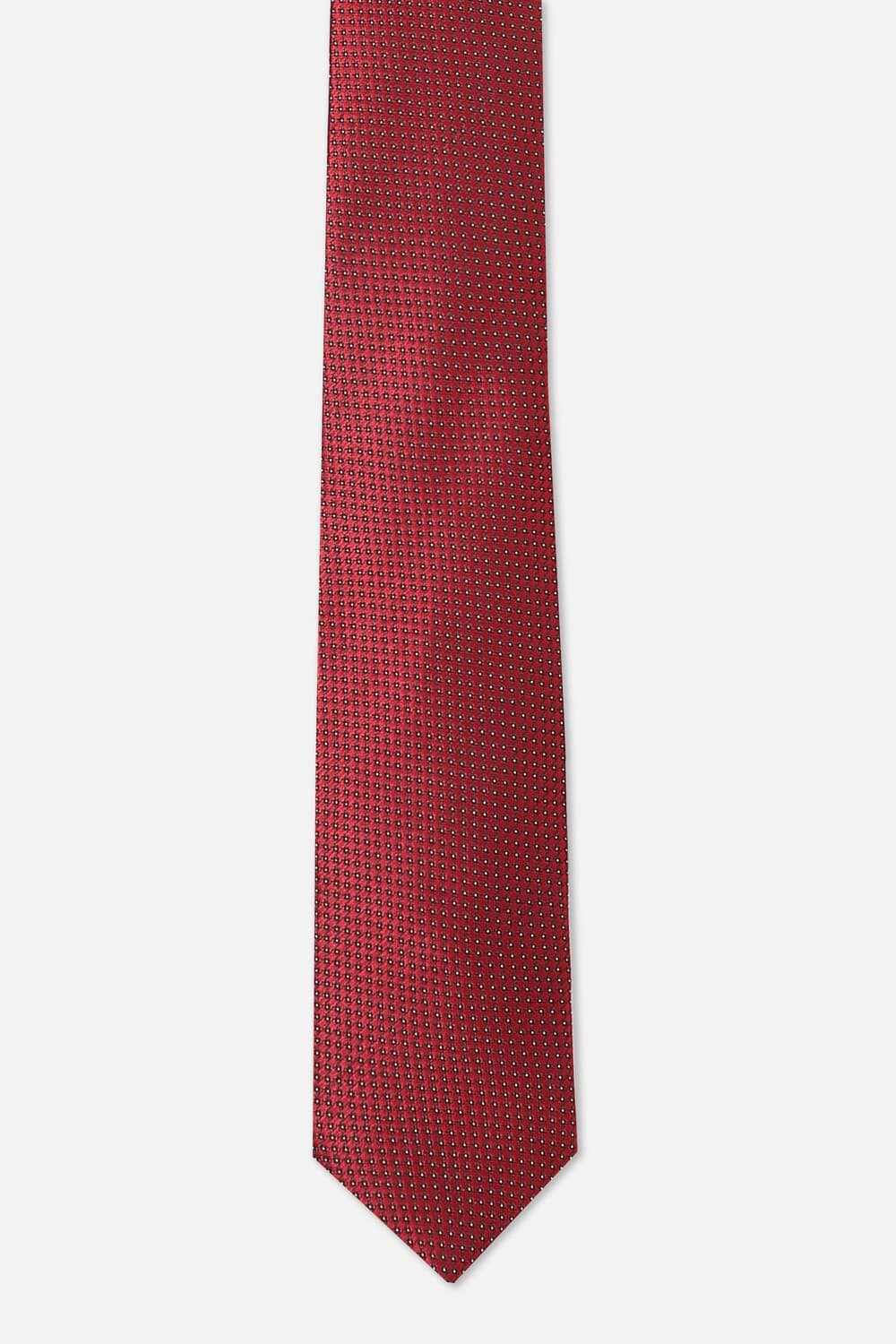 Men Red Embroidered Formal Tie Men Red Embroidered Formal Tie