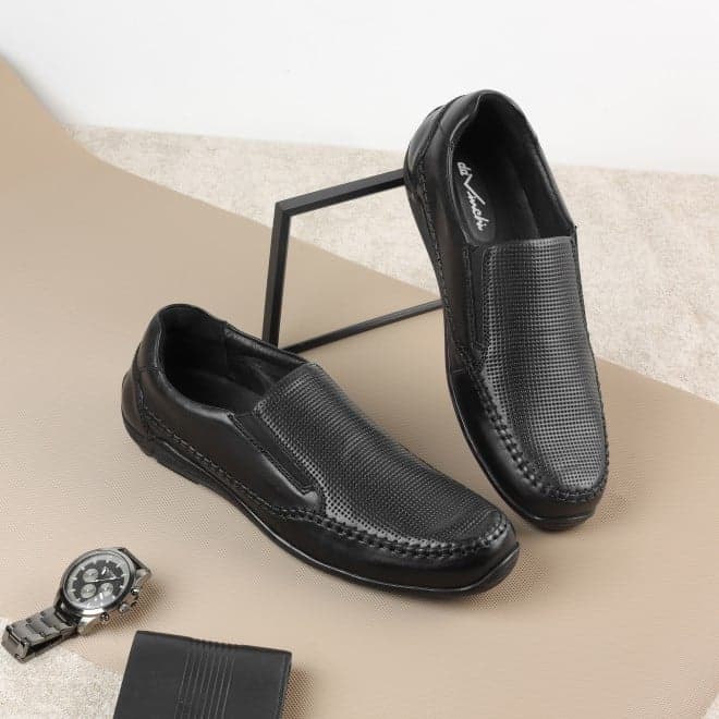 Men Black Casual Loafers Men Black Casual Loafers