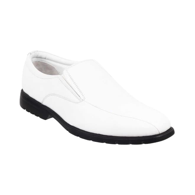 Men White Formal Moccasin Men White Formal Moccasin