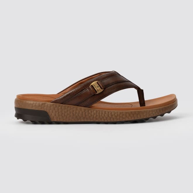 Men Brown Casual Slippers Men Brown Casual Slippers