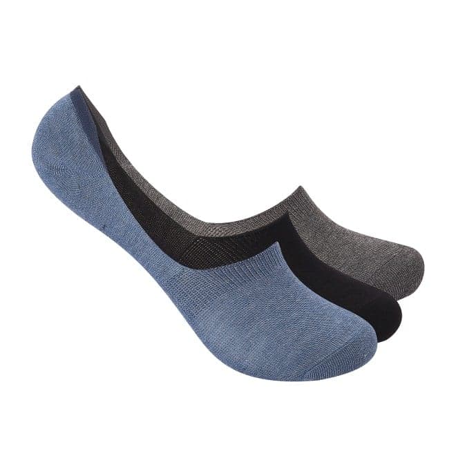 Men Multi Loafer Socks Pack of 3 Men Multi Loafer Socks Pack of 3