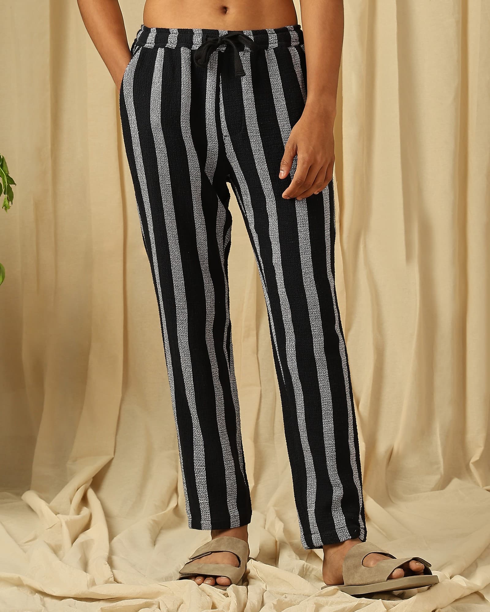Navy Relaxed Fit Casual Cotton Trouser Navy Relaxed Fit Casual Cotton Trouser