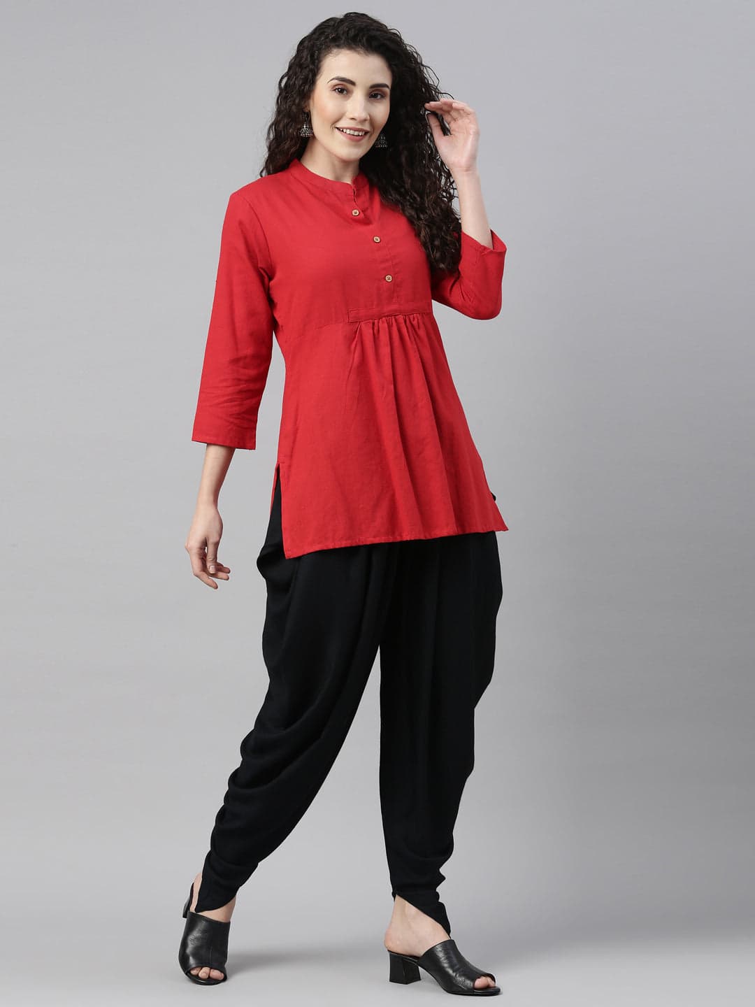 Neerus Black Color Slub Rayon Fabric Dhotti Neerus Black Color Slub Rayon Fabric Dhotti